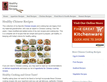 Tablet Screenshot of healthychineserecipes.com